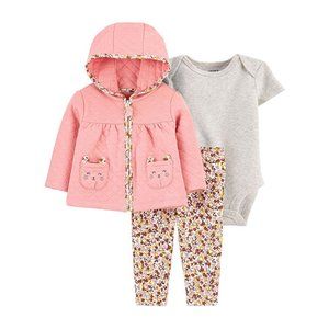 Carter's Baby Girls 3-pc. Baby Clothing Set Size 6M